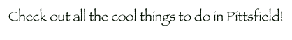 Check out all the cool things to do in Pittsfield!